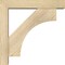 Ekena Millwork Westlake Block Rough Sawn Bracket w/ Offset Brace, Douglas Fir, 4"W x 16"D x 16"H BKT0402X16X16WTL05RDF - alternate 4